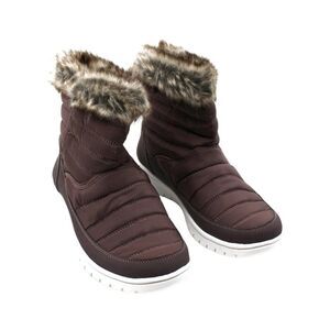 Ryka Women's Chocolate Fur-Lined Ankle Boots